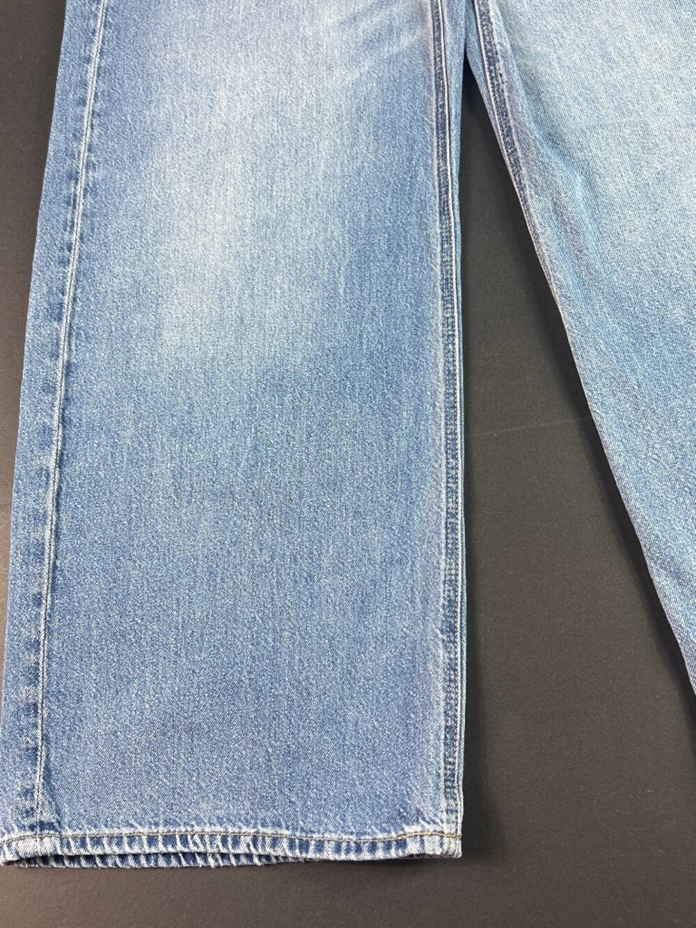 American Eagle Jeans Women's 28x27* Baggy Skater Blue Distressed Denim Tag 4S - Picture 6 of 16
